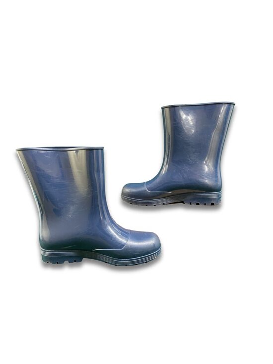 MINI MELISSA Baby Navy Blue Welly Boots Size 7 Durable & Stylish Kids Rain Boots